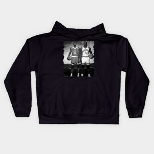 Stacey Augmon And Lary Johnson 1991 Kids Hoodie